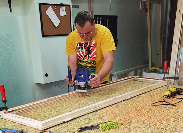 Geréb tokos ablak marógép